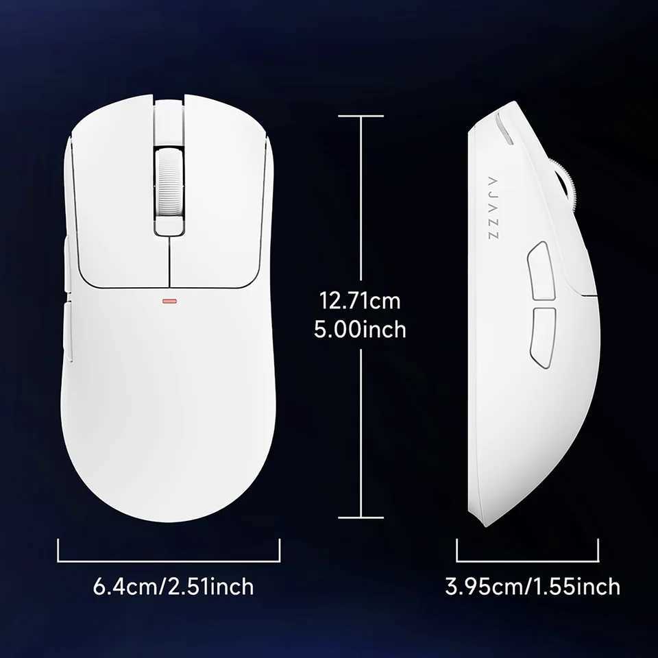 AJAZZ AJ200 NL AI MC Three-Mode Wired/24G/Bluetooth AI Smart Gaming Mouse DIY Voice Macro Assistant D260327