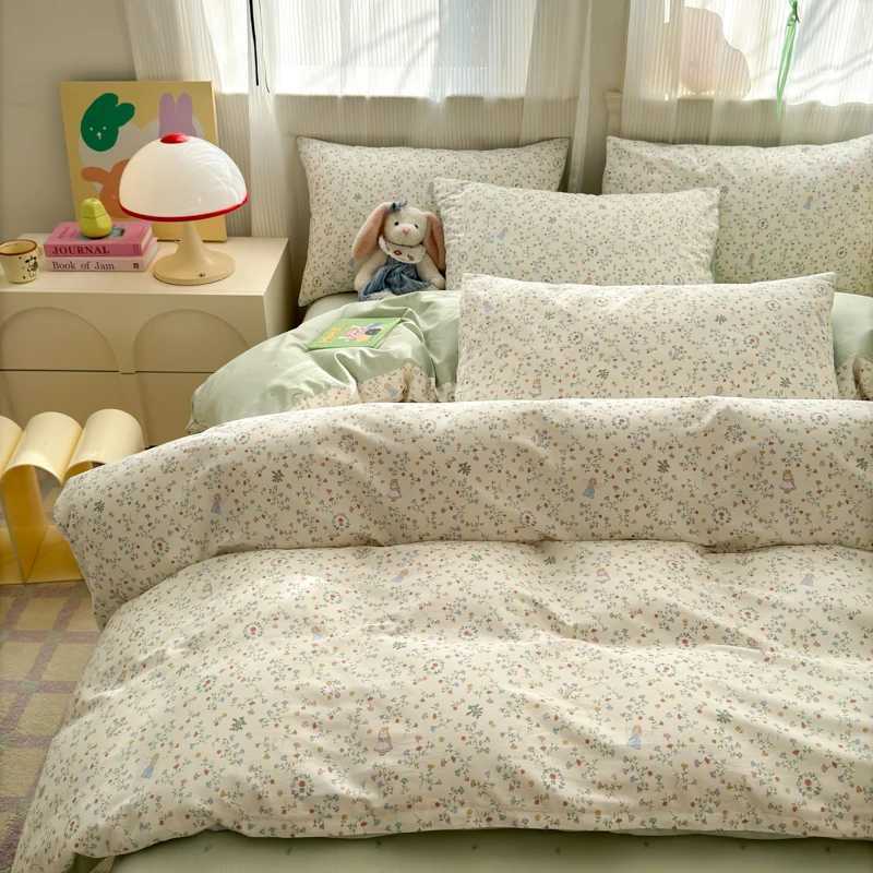 100 Cotton Duvet Cover Set Bedding Set 1 Duvet Cover 2 PillowcasesBreathable HypoallergenicTwin/Full/Single/Double/220x240 H260327