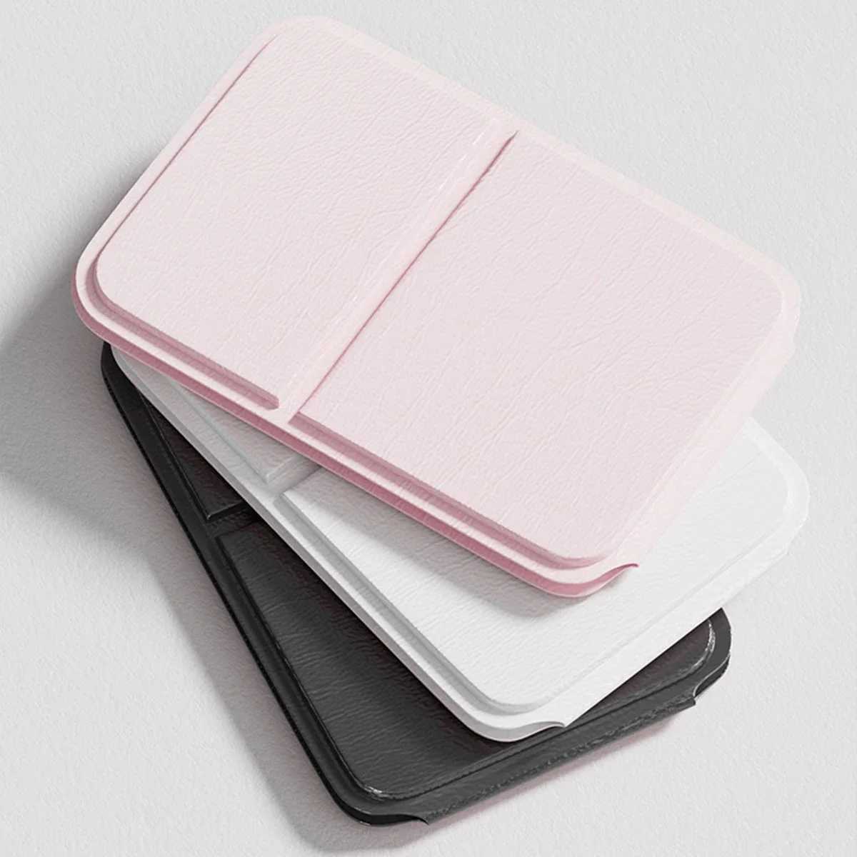 Portable Handheld Mini Makeup Mirror Dormitory Tabletop And Office Use Adjustable And Portable Folding Mirror H260327