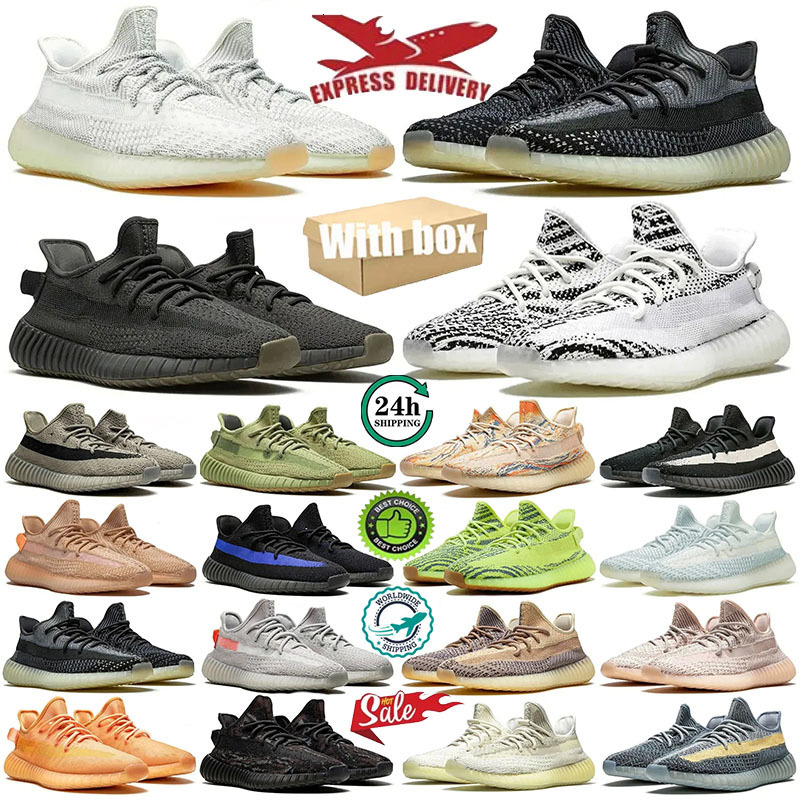 Designer yeelies 350 Running Shoes Casual Sneakers Men Women Trainers Chaussures Sports Shoe Runner Bone Onyx Cream White Black Red Dazzling Blue 36-47