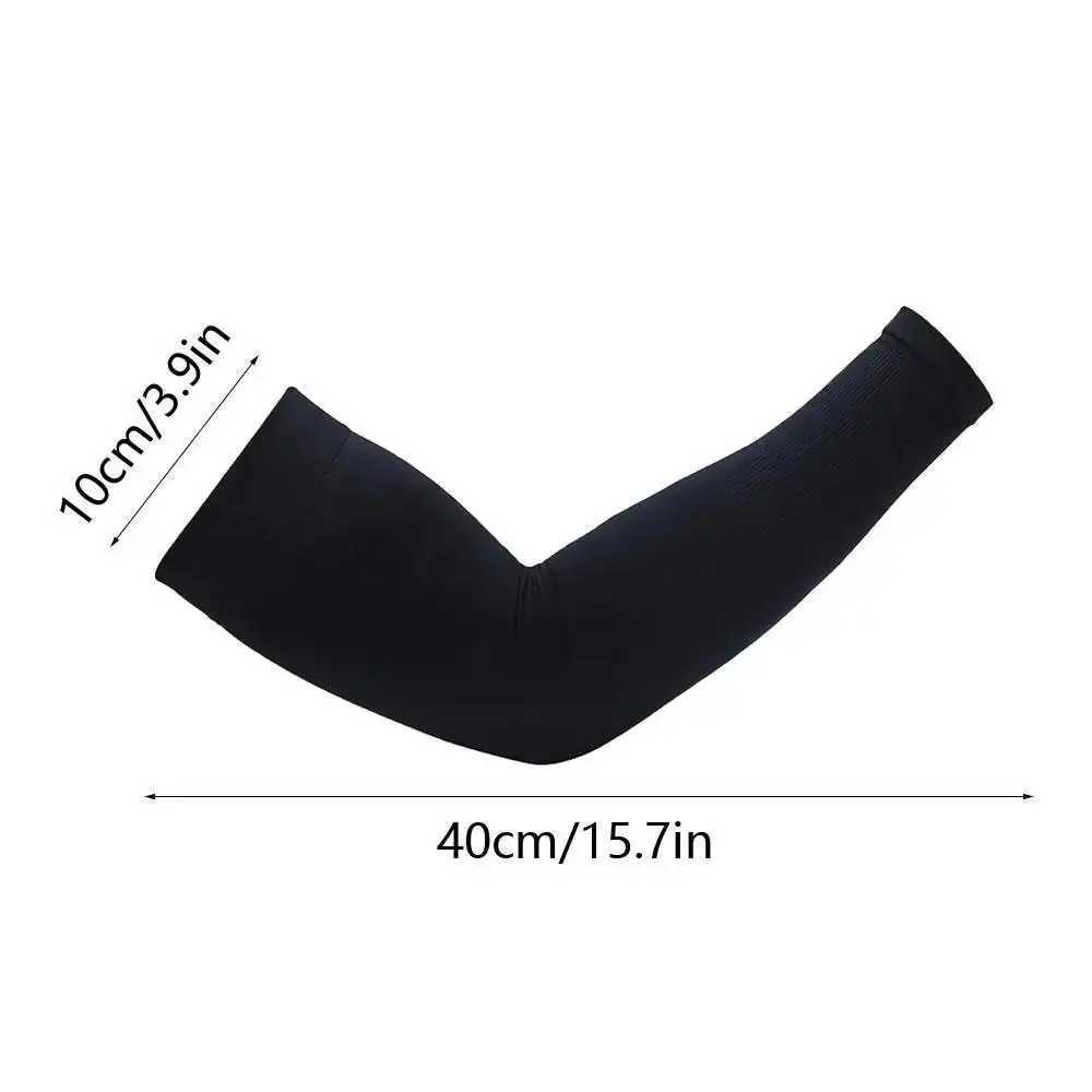 1 Pair Summer Sunscreen Sleeves Ice Silk Mens Plus Size Arm Protection UV Protection Gloves Arm Sleeves Quick Dry Arm Warmer D2603261