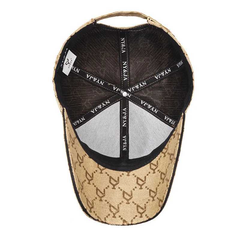 New Jacquard Alphabet Baseball Hat Korean Outdoor Sports Traveling Sunscreen Men Women Casual Trendy Peaked Hats M260327