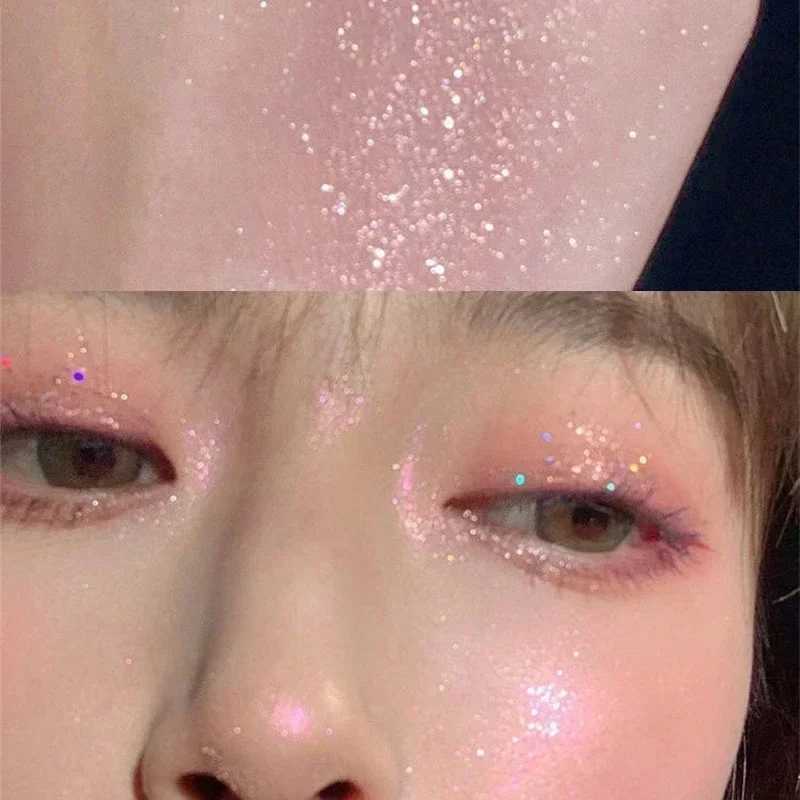 Ice-cream 9 Colors Glitter Eyeshadow Palette Rose Pink Pearly Eye Shadow Matte Earth Color Pigments Korean Charming Eyes Makeup H260327