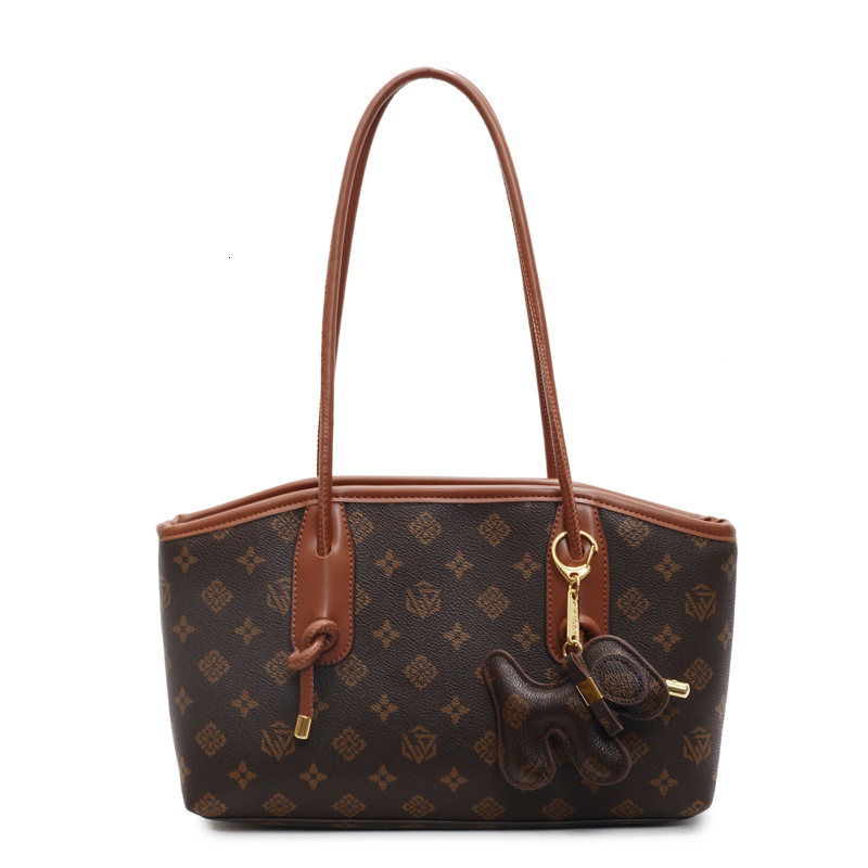 Large Capacity for Women Commuting Tote New Model Aesthetic Niche Personality Shoulder Textured Women's Bag