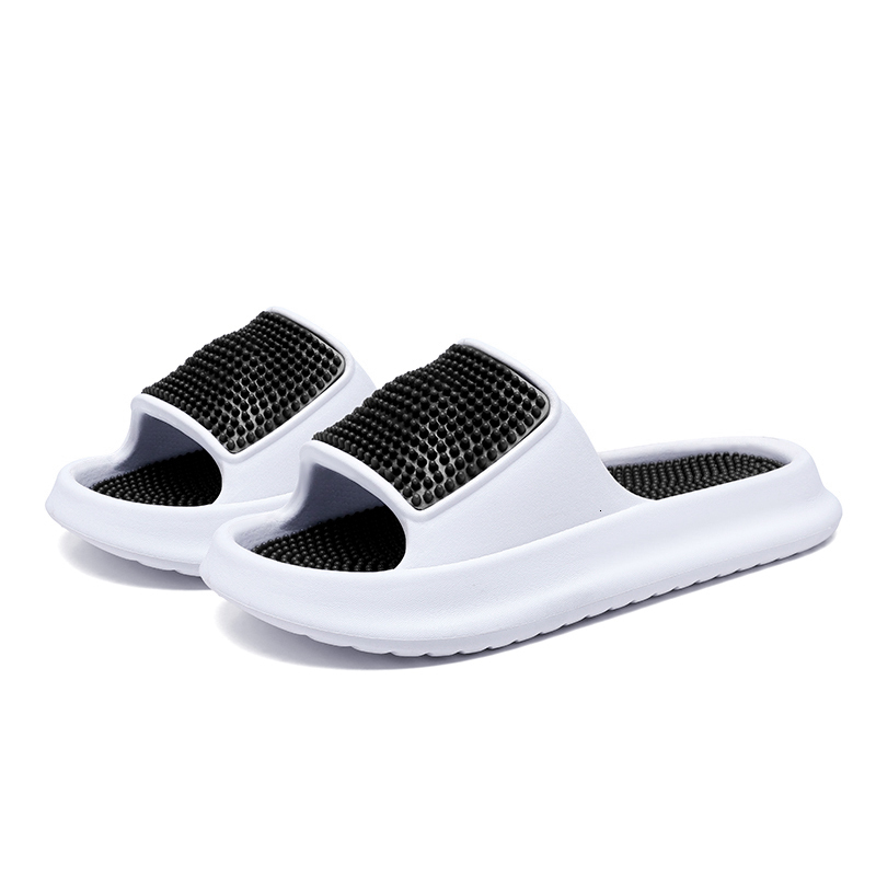 Designer slides Men's ultra light Trendy Thick Bottom Cloud Slippers Summer outdoor sandals fashionable non slip solid slide 2506A