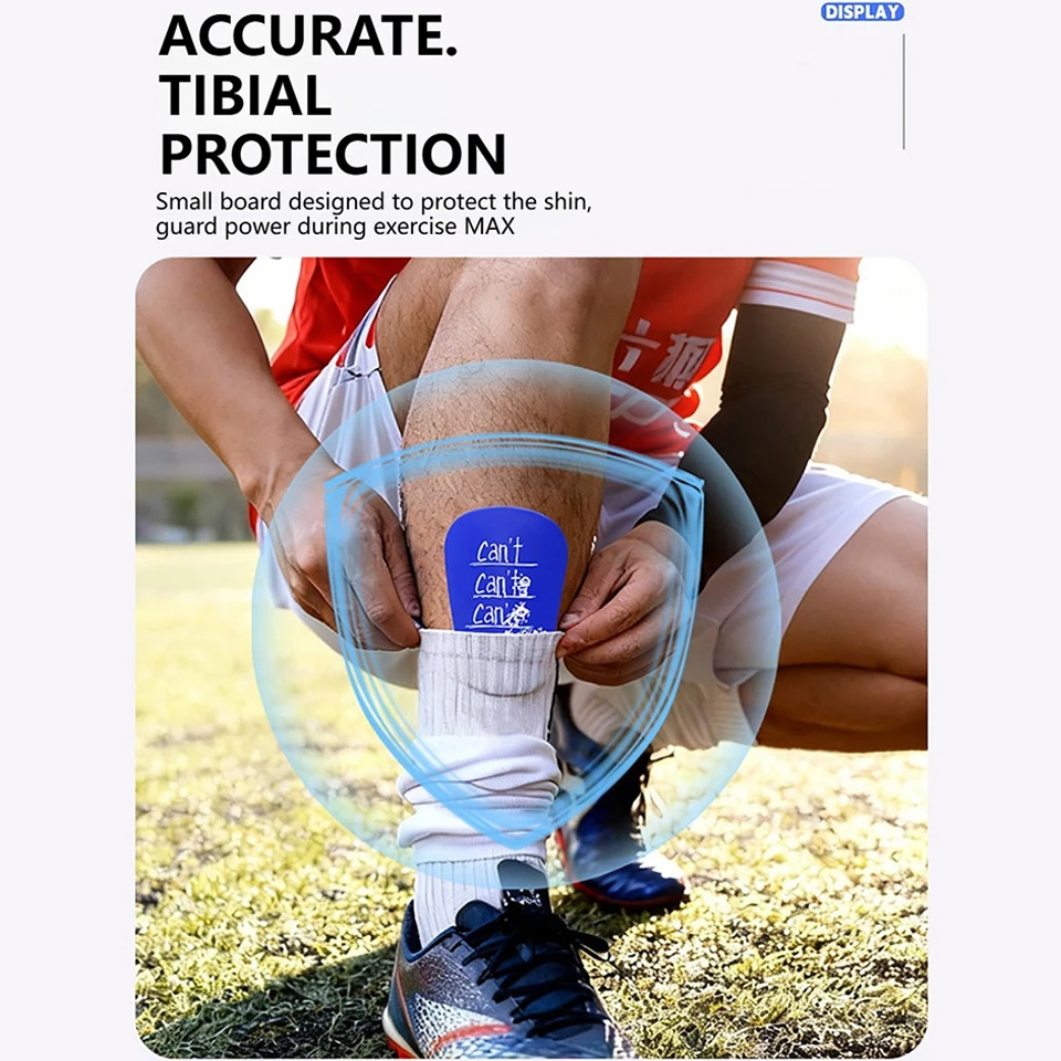 Loogdeel 1Pair Soccer Shin Pad Football Training Leg Guard Protective Equipment Mini Shin Guards Anti Slip Unisex Kids Boys Girl 260326