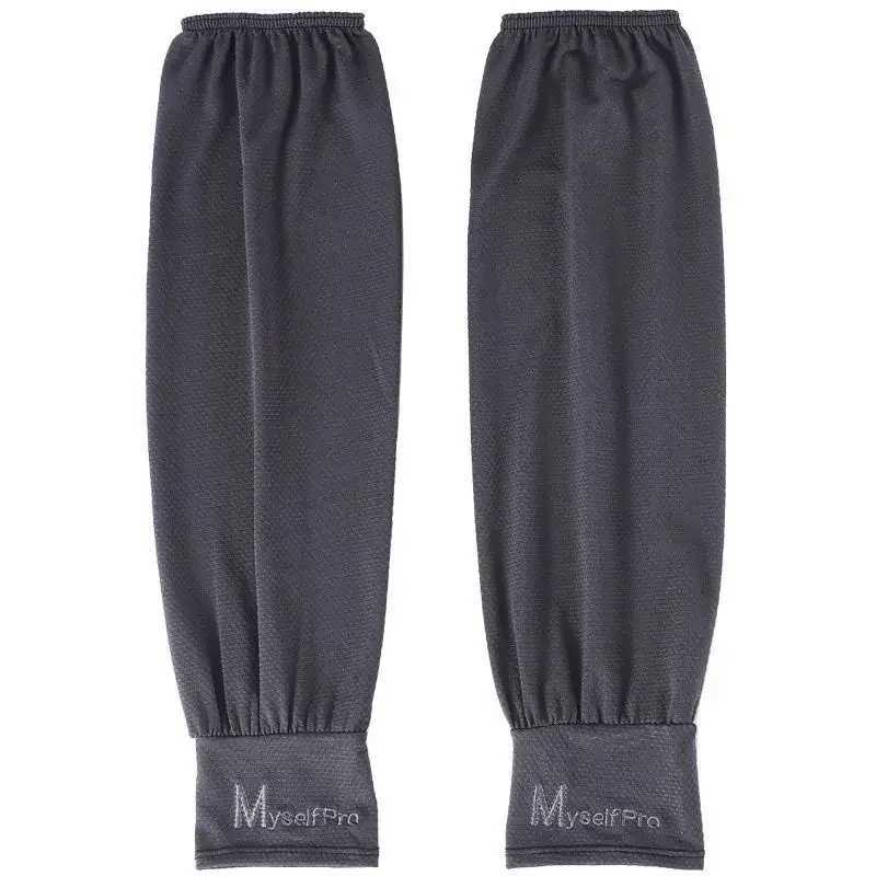 1Pair 2026 Summer Ice Silk Mens Loose Sunscreen Sleeves UV Ice Gloves Riding Arm Guards Sport Running Driving Absorbent D260326