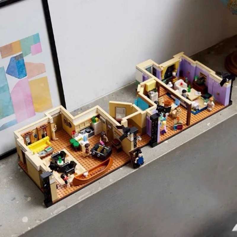 B6333 Friends Monicas Apartment Scene Model Small Particle Assembly Toy Building Blocks Gift 99919 W260327