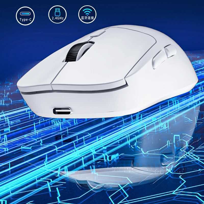 24G M348 Wireless Mouse Rechargeable 500mAh Bluetooth-Compatible Mouse Gamer Bluetooth Mouse For Laptop/Notebook/iPad/Tablet D260327