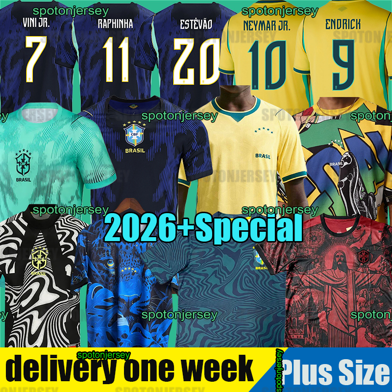 brazil Jersey 2026 World Cup MARQUINHOS BRUNO G RODRYGO jesus speical VINI JR RAPHINHA MARTINELLI maillots Players Women's Kids Football Shirt Camiseta de futbol