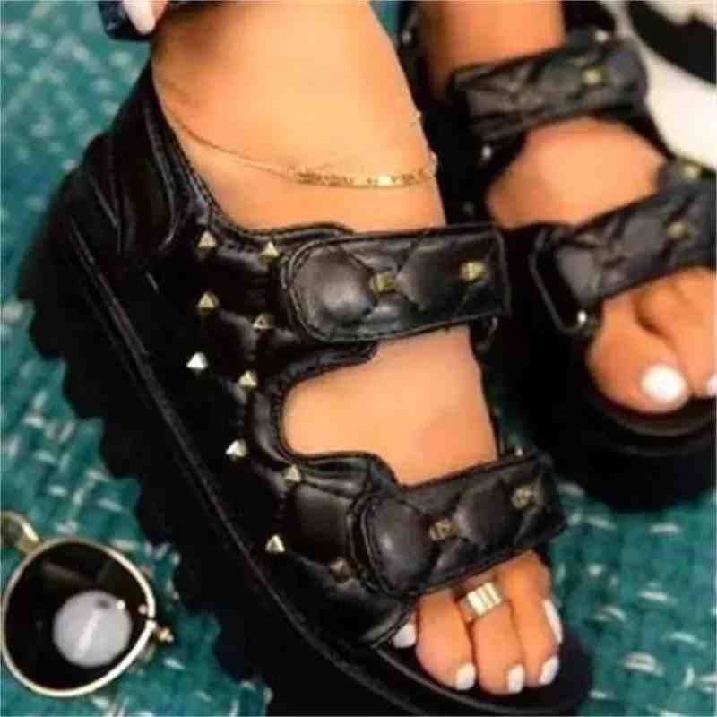 free shipping designer sandals Summer platform Gladiator sliders Outdoor Recreation slippers for woman