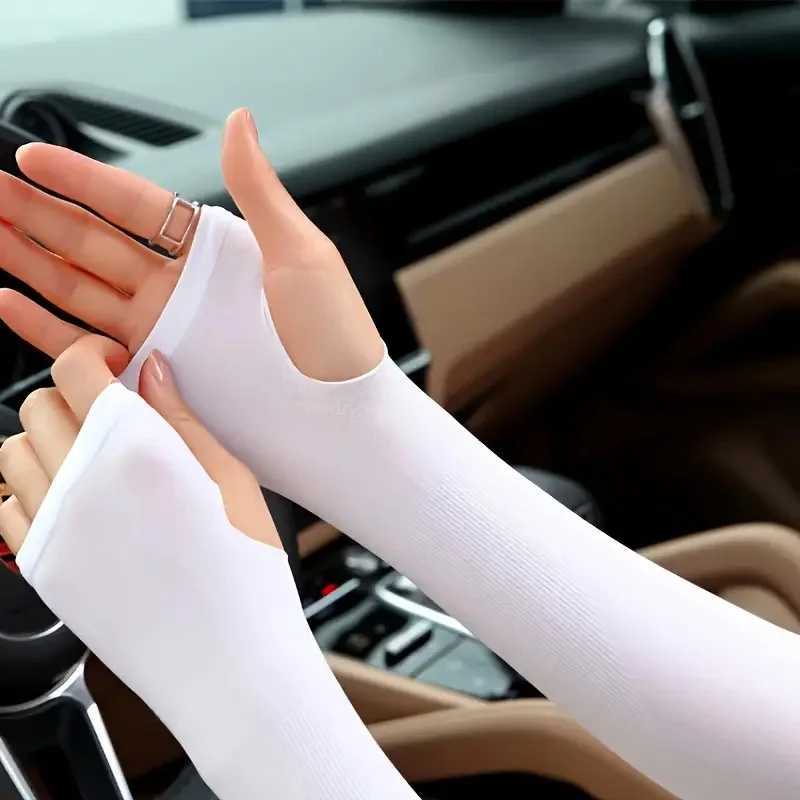 Ice Silk Sun Protective Sleeves Nylon Material SPF 50 High Breathability UV Blocking 99 for Cycling Sports D260326