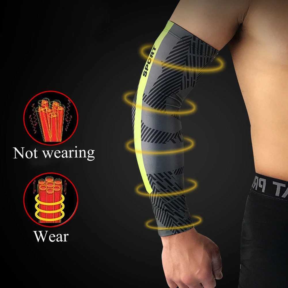 1Pcs Cooling Ice Silk Arm Sleeves - UV Sun Protection Arm GuardCompression Sleeves UPF 50 for Women Men Youth SportsRuningGym D260326