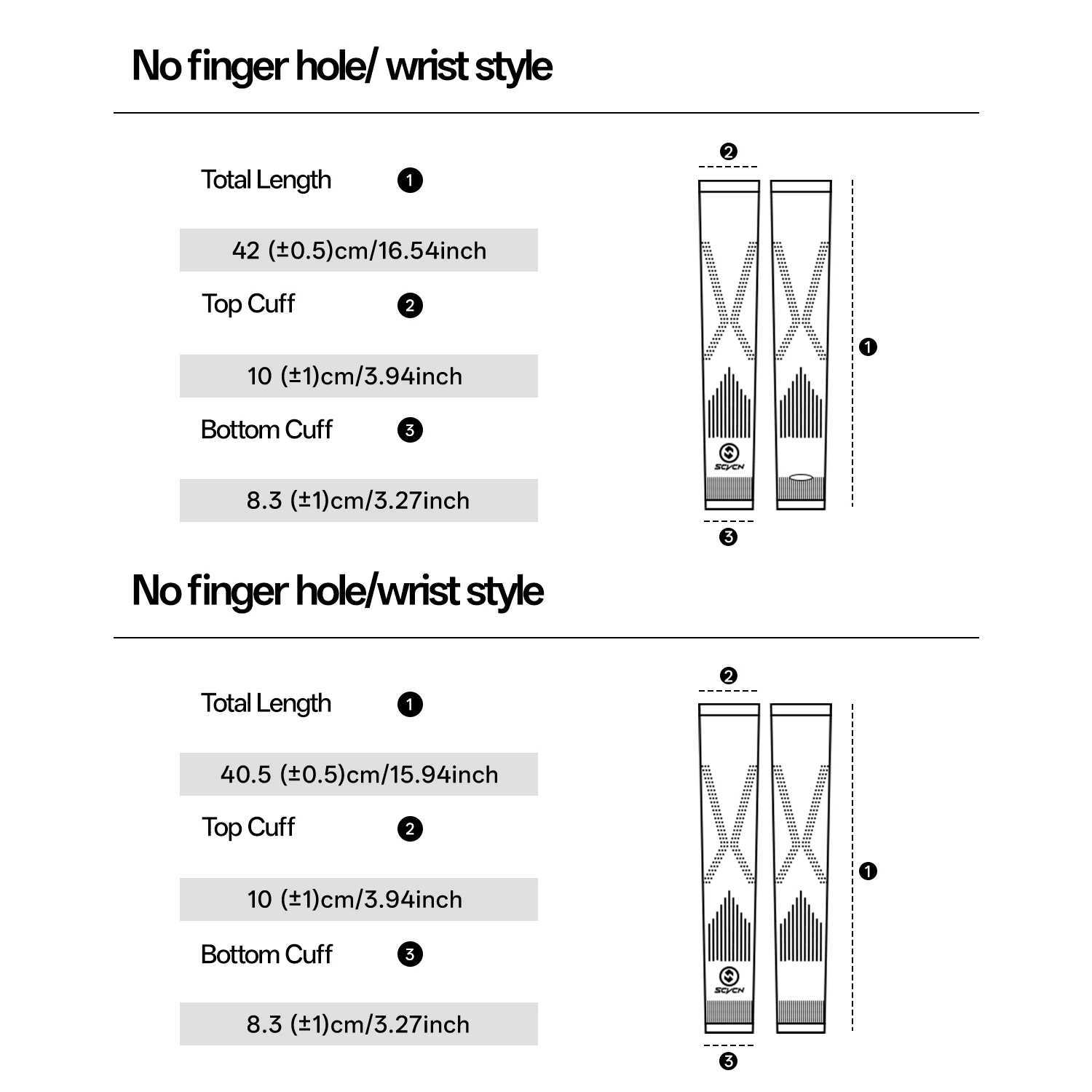 SCVCN Cycling Arm Sleeves Ice Fabric Anti-UV Sunscreen Running Sleeve Outdoor Sport Cycling Arm Summer UPF 50 Men Women Sleeves D260326