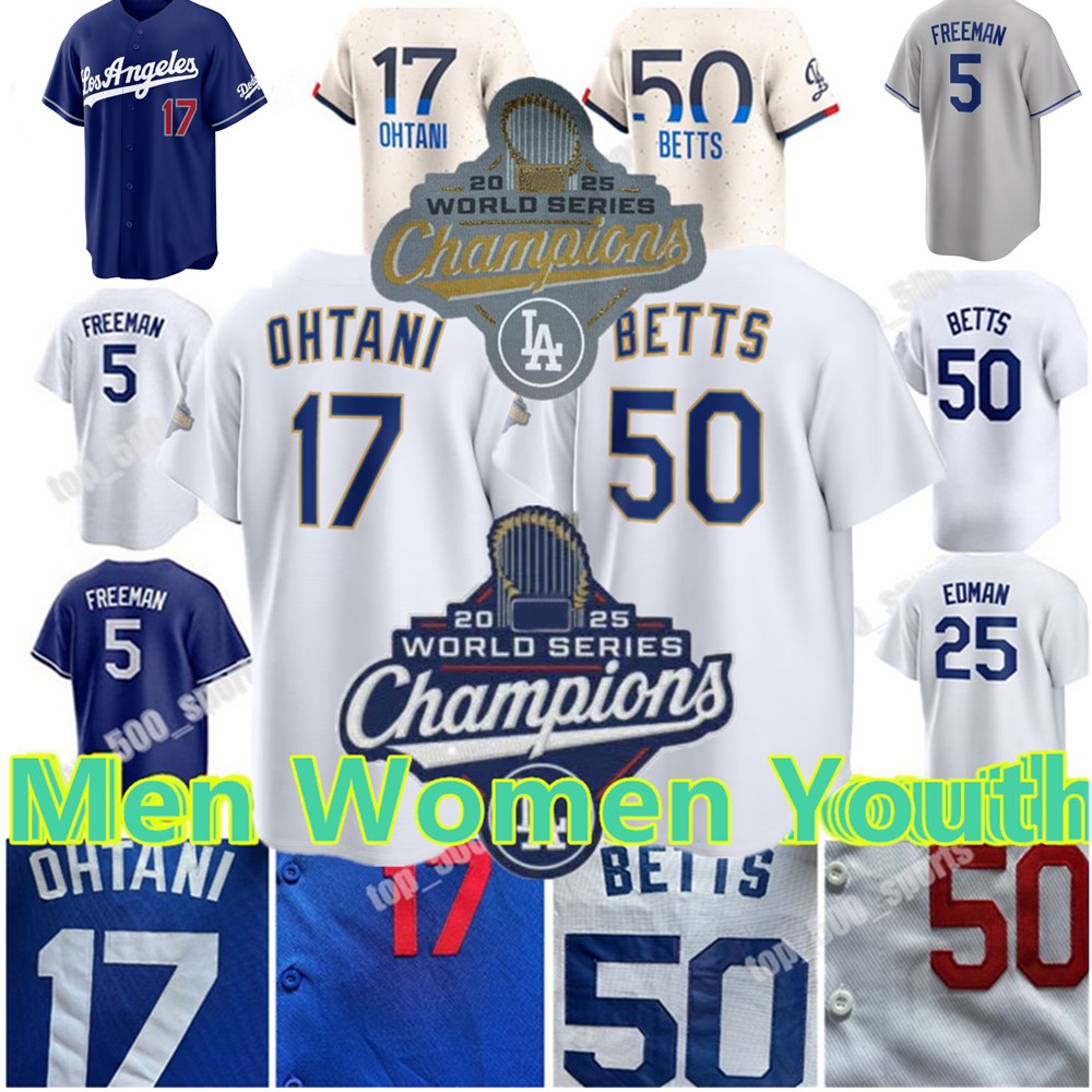 Custom Shohei 17 Ohtani Mookie 50 Betts 18 Yamamoto Freddie 5 Freeman Max 13 Muncy Dodgers Men Women Youth Baseball Rojas