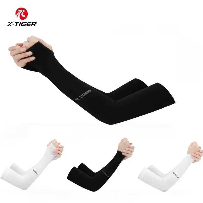 X-TIGER Ice Silk Arm Sleeves Sports Sun Sleeves Cool Summer Arm Sleeves Bicycle MTB Gloves Sleeves Cycling Outdoor Arm Sleeves D260326