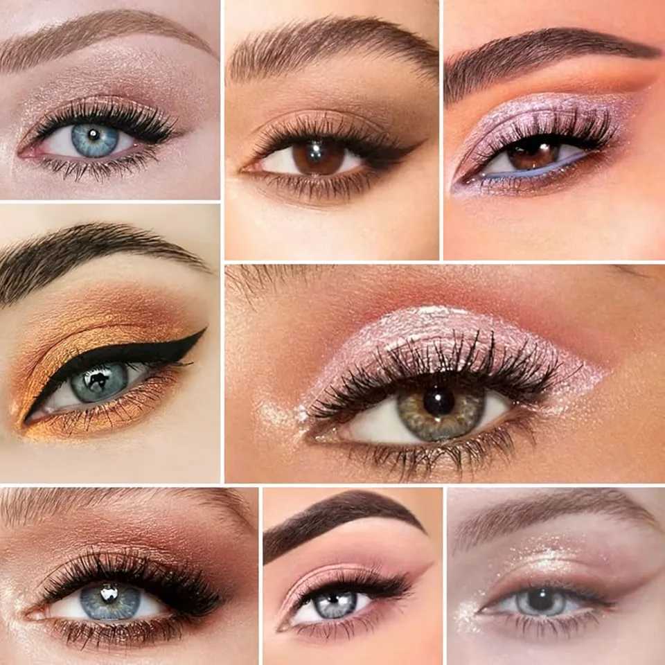 20-Color Eyeshadow Palette Matte Shimmer Textures Nude And Brown Shade Waterproof Long-Lasting Featuring Nudes Perfect For Daily H260327