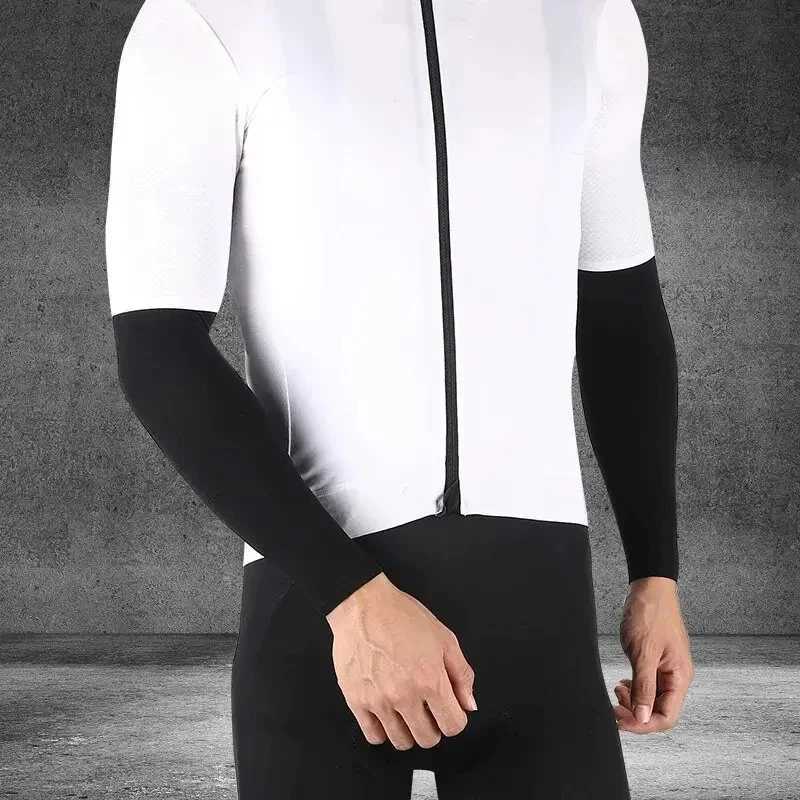 Ice Silk Sports Arm Sleeves Cycling Sun UV Protection Outdoor Travel Running Gym Fitness Cool Summer Arm Sleeves D260326