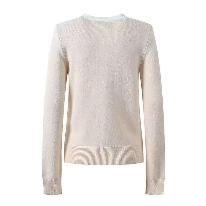 2026 Spring/Summer New Designer Xiaoxiang Style Multi CC functional Fashion Loose Casual A1 Knitted Round Neck Top