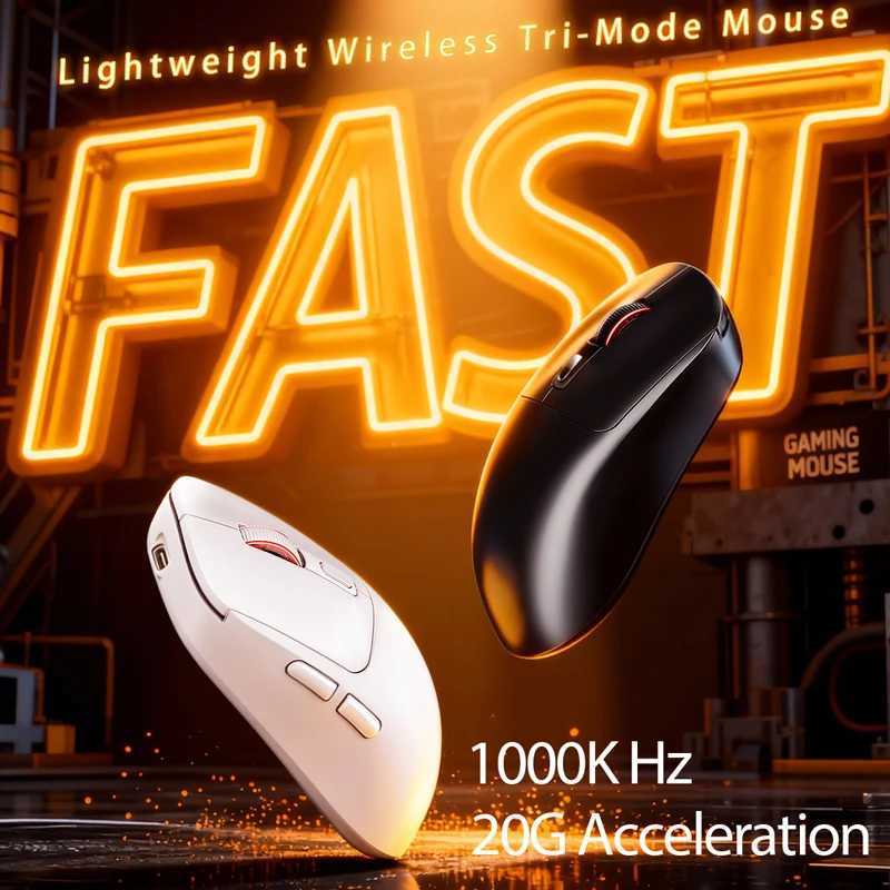 G19X11 Bluetooth Tri-Mode Wireless Gaming Mouse 5000DPI 1000Hz High Refresh Rate Ergonomic RGB Gamer Mice for Laptop PC D260327