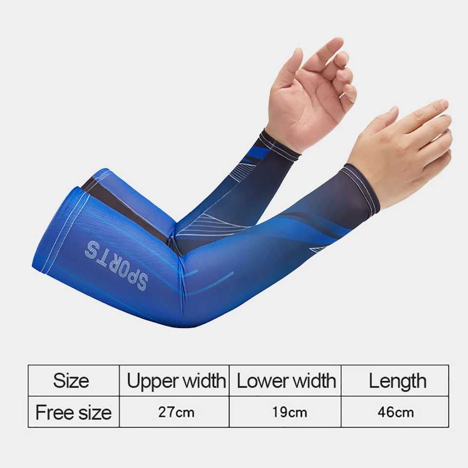 GTUBIKE 2Pcs Set Summer Ice Silk Cycling Arm Sleeves Breathable Bandana Mask Combination Suit Elastic Cold UV Sun Protection D260326