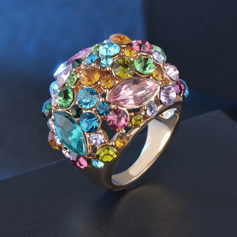 y Jewelry n Vintage Rings for Women Aesthetic Wedding Ring Fashion Accessories Couple Crystal 260327 - view 4