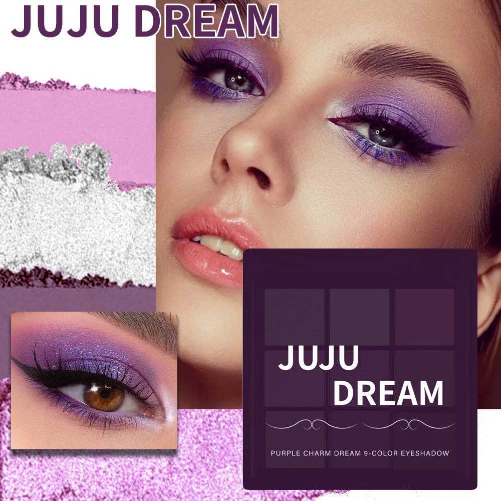 9-Color Dream Purple Eyeshadow Palette Low Saturated Smokey Multi Waterproof And Sweatproof For A Long-Lasting Smoky Eye Makeup H260327