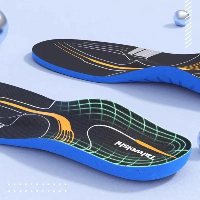 1Pair Carbon Fiber Insoles Carbon Plate Sports Running Lightweight basketball Shock Absorption Hiking Insoles 260327
