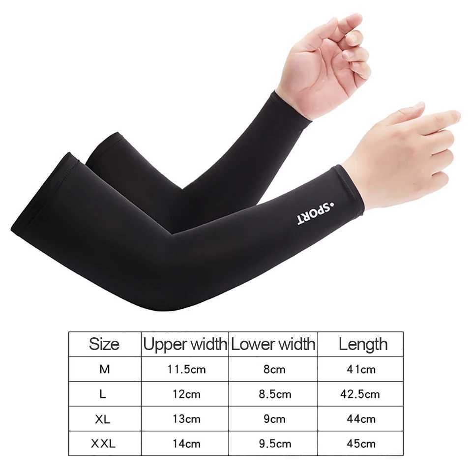 GTUBIKE 1Pair Summer Cool Feeling Arm Sleeves Women Cycling Running Fishing Oversleeve Men Breathable Ice Silk Sunscreen Unisex D260326