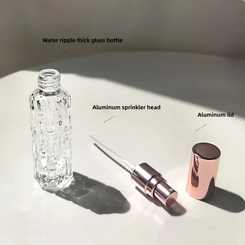20pcs 10ml Clear Glass Perfume Spray Bottles Formaldehyde-Free Portable Ideal for Travel Refillable Cosmetic Fragrance S 260318