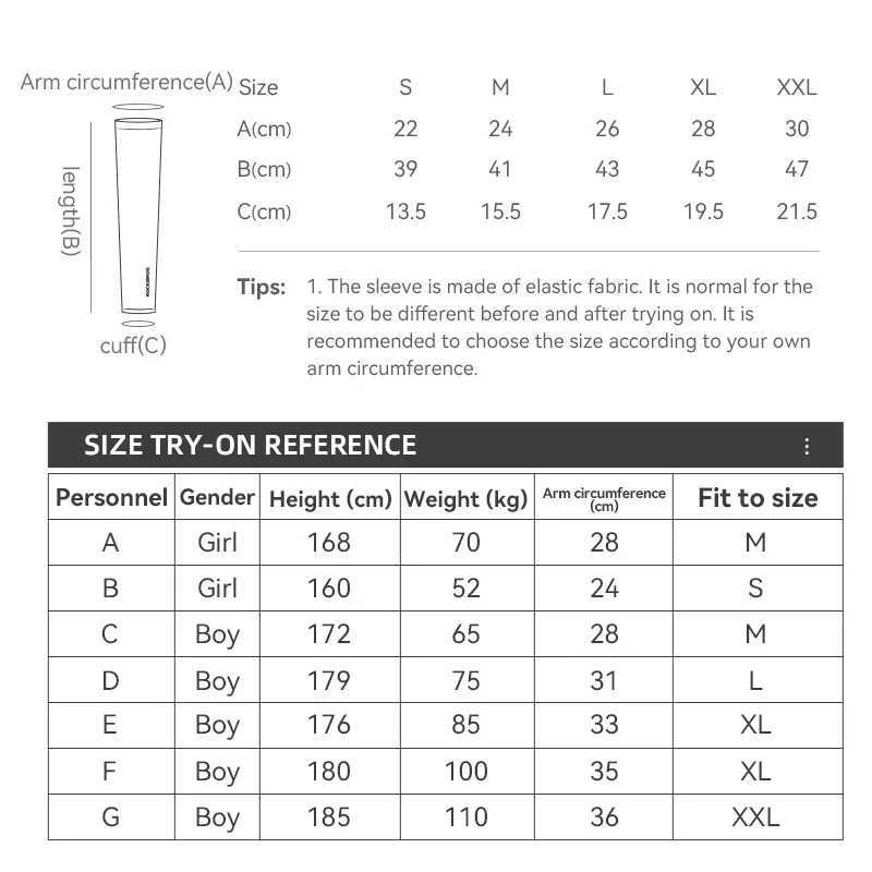 ROCKBROS Arm Sleeves Gradient Color Running Fishing Sunscreen Sleeve Summer Cool Quick Dry Breathable Ice Silk Cycling Equipment D260326