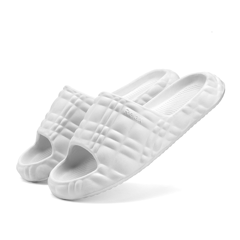Women's Slides Fashion Grid Fashion Gifts Design Slippers Comfortable Lightweight EVA Slides For Home Sandals Fashionable Non Slip Solid Slide Ch - view 6