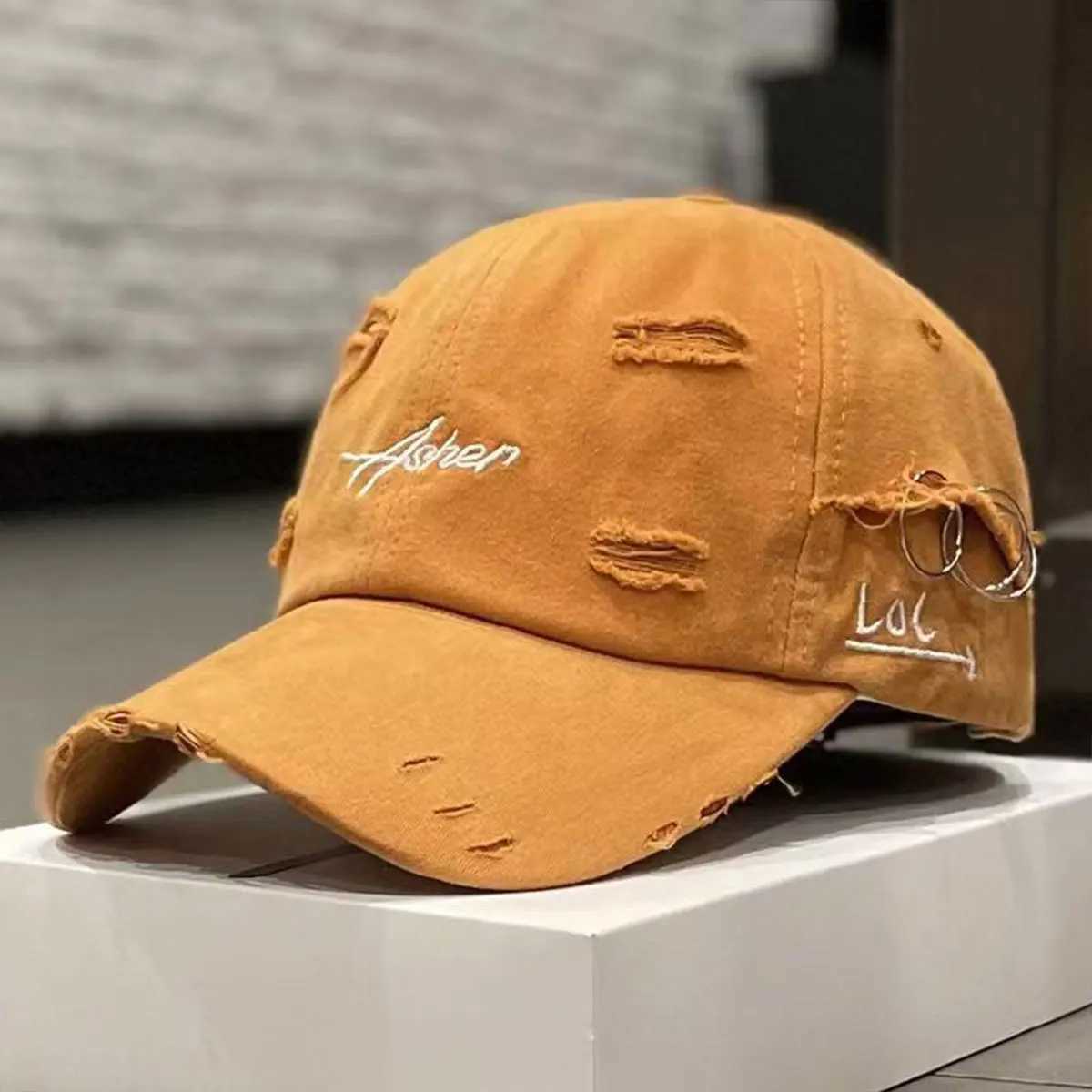 Retro Hole Baseball Spring/summer Fashion Hip-hop Duckbill Unisex Outdoor Sun Protection Hat M260327