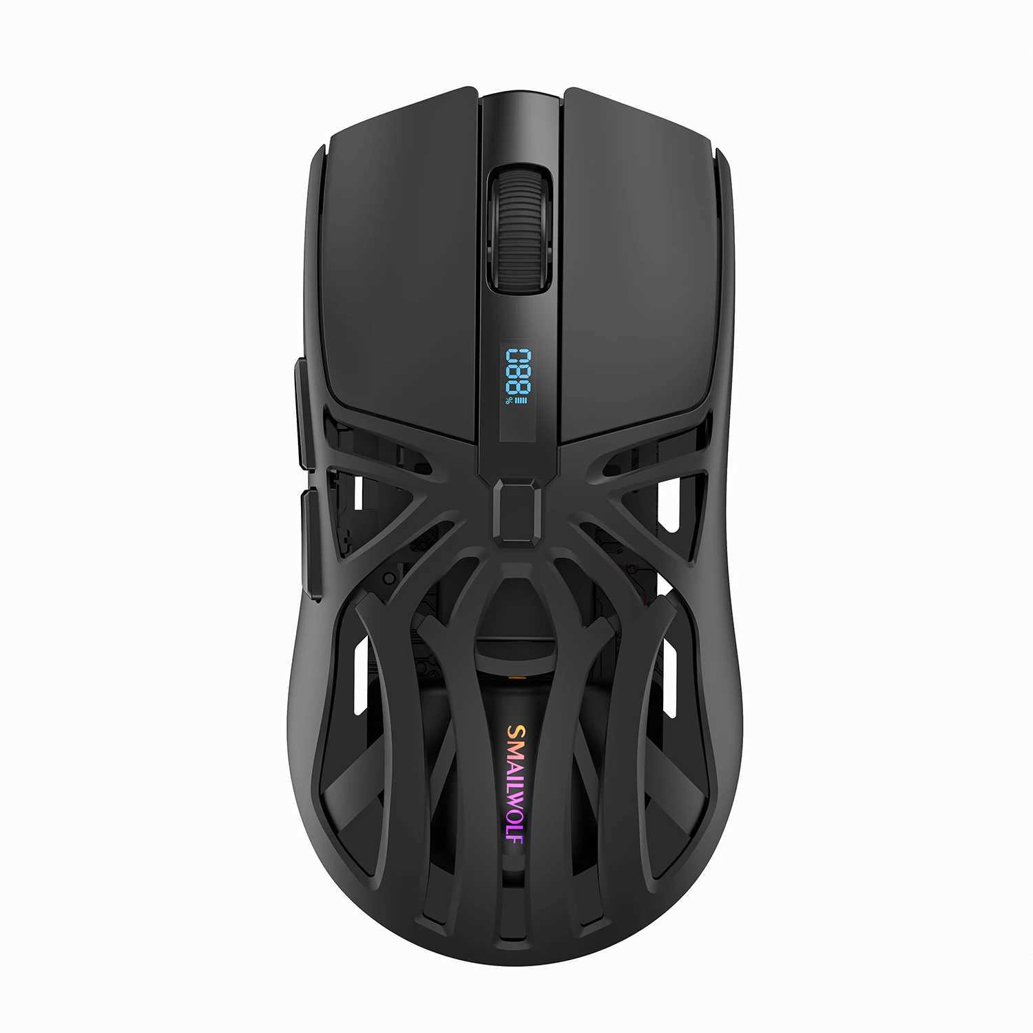 SmailWolf RS8 Bluetooth wireless 24g gaming mouse triple-mode lightweight e-sports gaming 1K return rate 10000DPI computer D260327