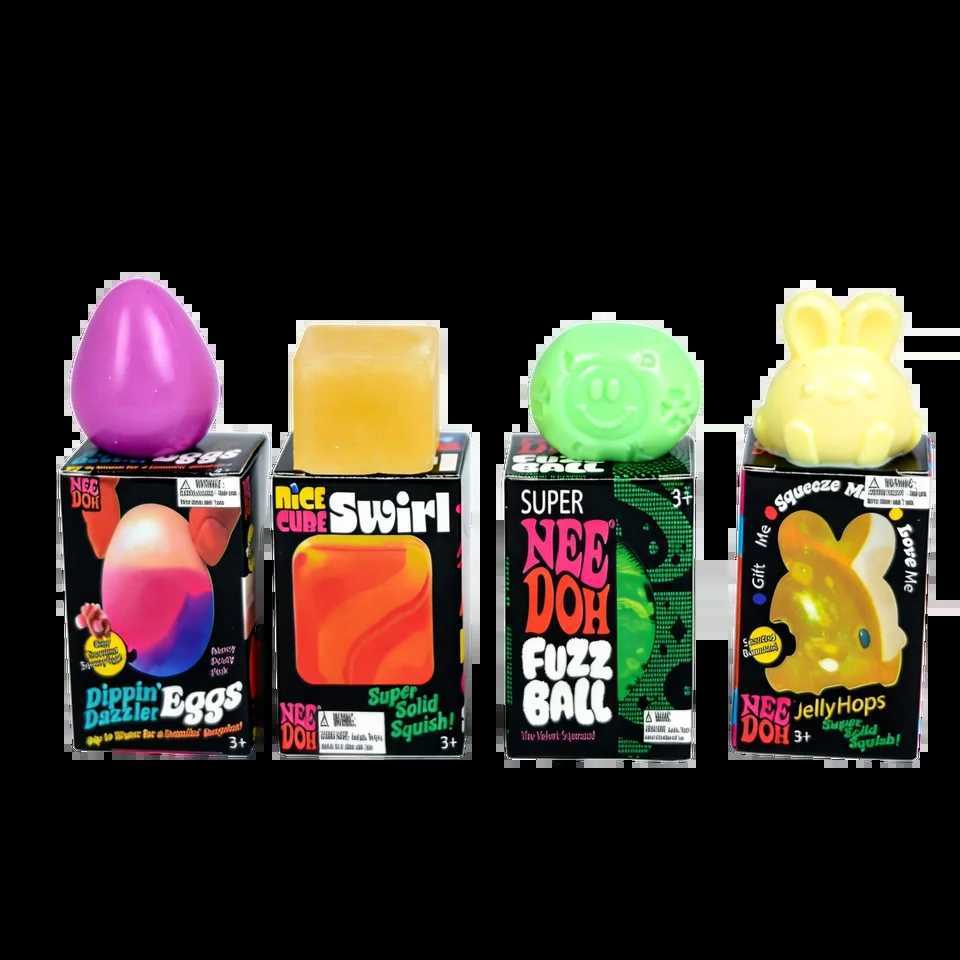 2027 Needoh Golden Egg Hunt Game Blind Box Easter Fidget With Squishy Surprise Stress Relief Squeeze For Kids Easter Par Z260327