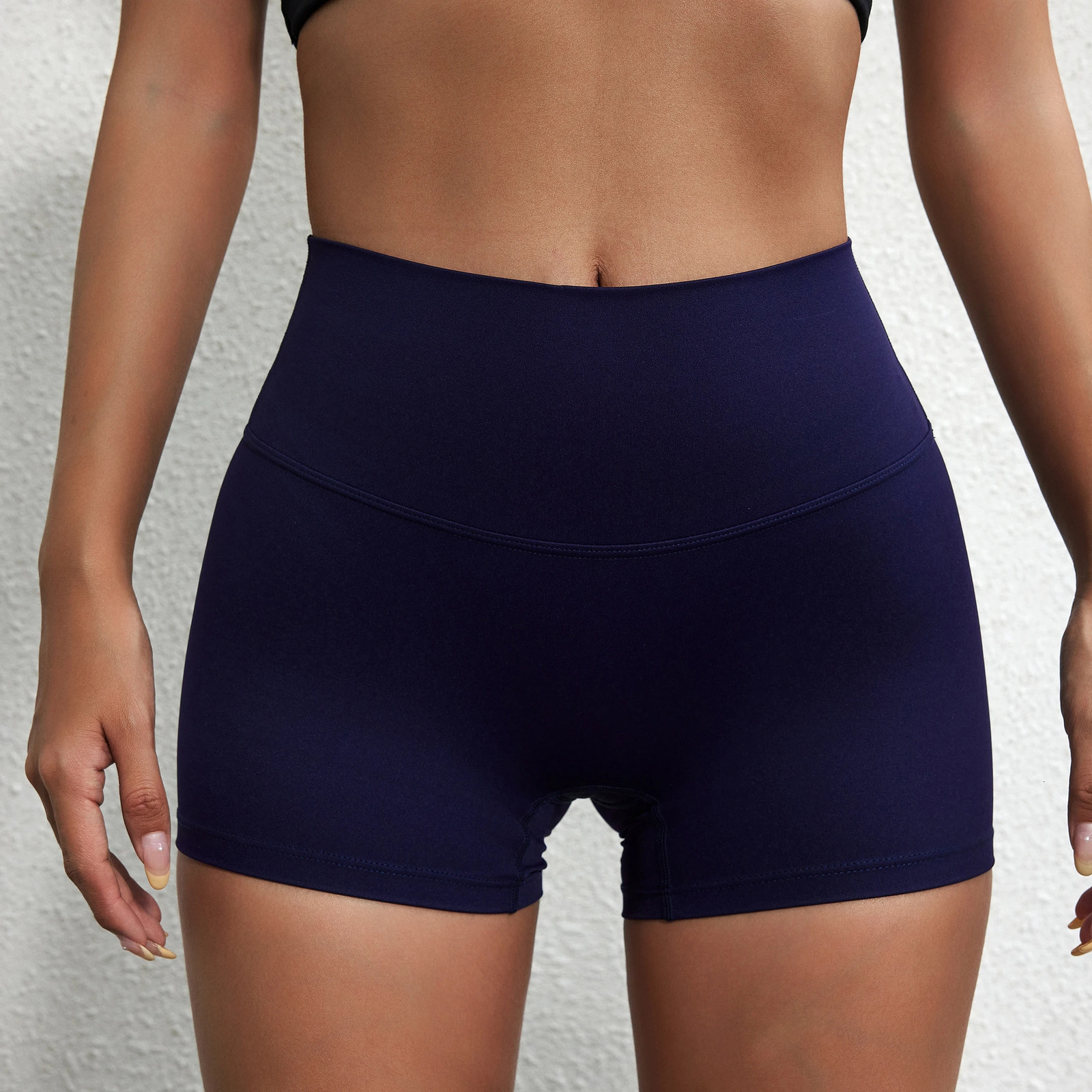 Sexy Solid Color High Waist Athletic Yoga Short Leg Cycling Women Fitness Sport Short Comprehensive Training Jogging Squat Proof 260326