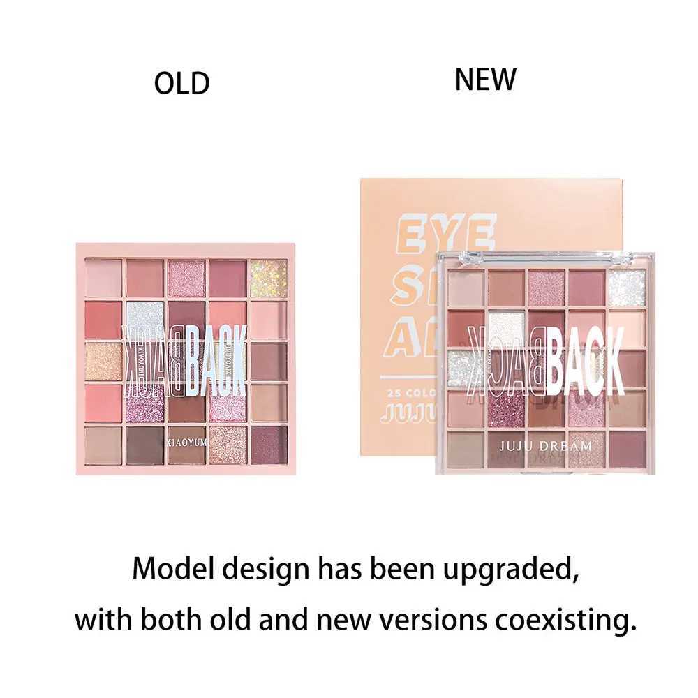 25-color lucky eye shadow plate earth color autumn and winter pure desire style low saturated orange brown eye shadow plate H260327