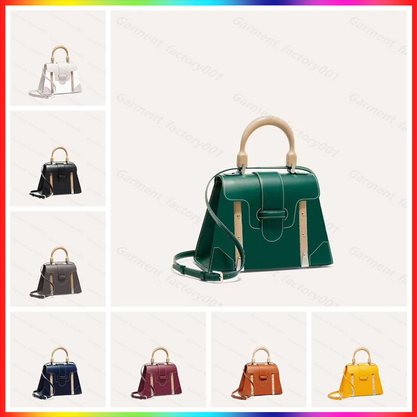 10A Classic Saigon tote bag luxury designer wallet purse women's large capacity handbags high quality leather travel crossbody bag top wooden handle shoulder bag
