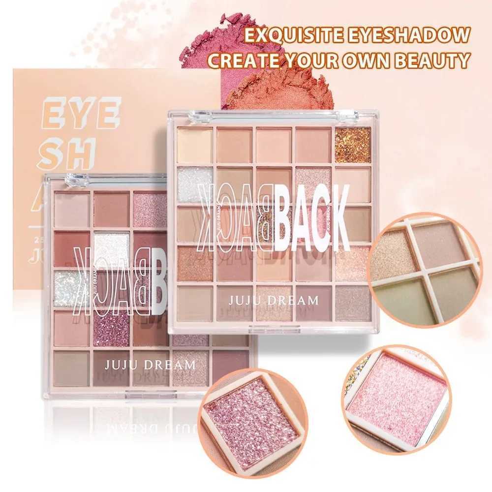25 Color Eyeshadow Palette Waterproof Matte Glitter Long Lasting Blendable Multi Look Day Night Party Makeup H260327