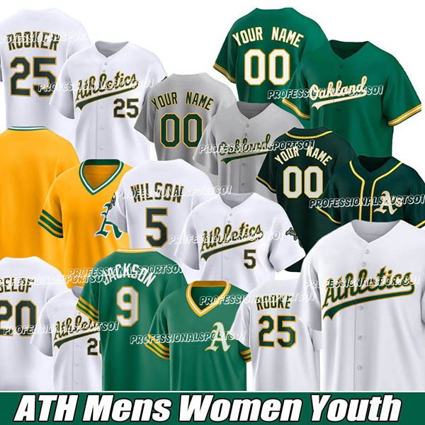 Oaklandcity Athletics Jersey Baseball Jerseys Brent Rooker Zack Gelof Mason Miller JJ Bleday Seth Brown Jersey 2026