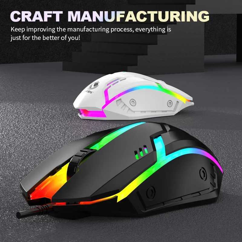 Limei S1 E Sports LED Luminous Backlit Wired Mouse USB Wired For Desktop Laptop Mute Office Computer Gaming Mouse D260327