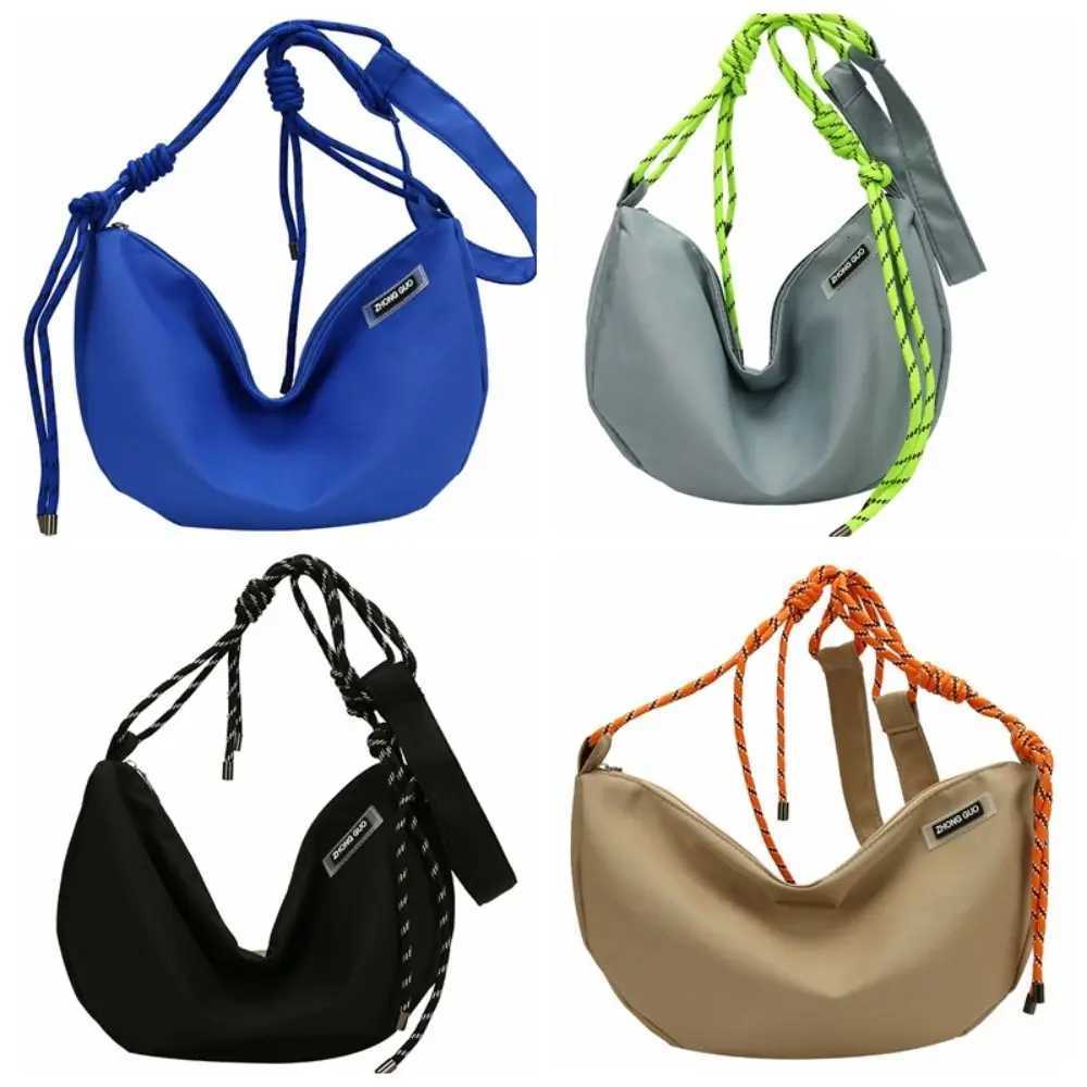 Casual Nylon Rope Nylon Crossbody Bag Casual Fashion Messenger Bag Solid Color Multifunctional Shoulder Bag Men C260327