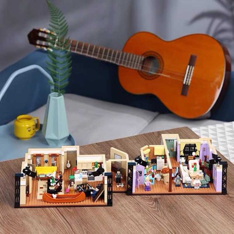 B6333 Friends Monicas Apartment Scene Model Small Particle Assembly Toy Building Blocks Gift 99919 W260327
