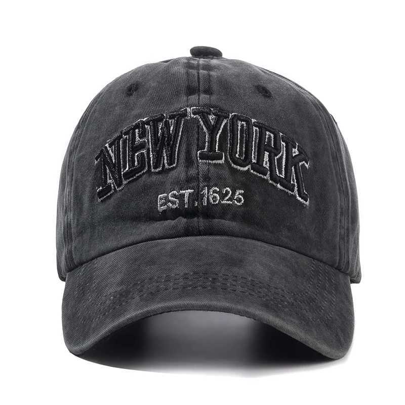2025 New York Washed Cotton For Men Women Gorras Snapback Caps Baseball Caps Sun protection Casquette Dad Hat Outdoors M260327