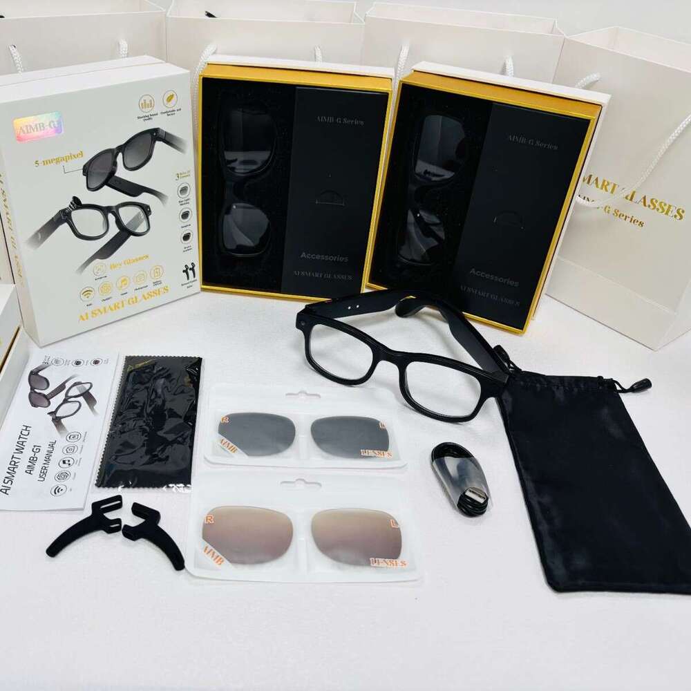Famous Brand Smart AIMB G Glasses Million Feature Pixel Level Photography Local Storage Audio Video Recording And Free AI Real Time Translation CKS
