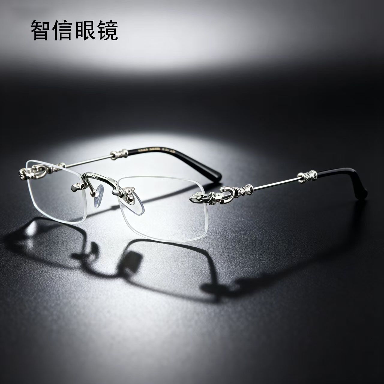 Luxury Brand Designer Sunglasses New Fashion High-Definition Reading Glasses Anti-Blue Light Non-Prescription Glasses Metal Frame Eyeglasses For Women