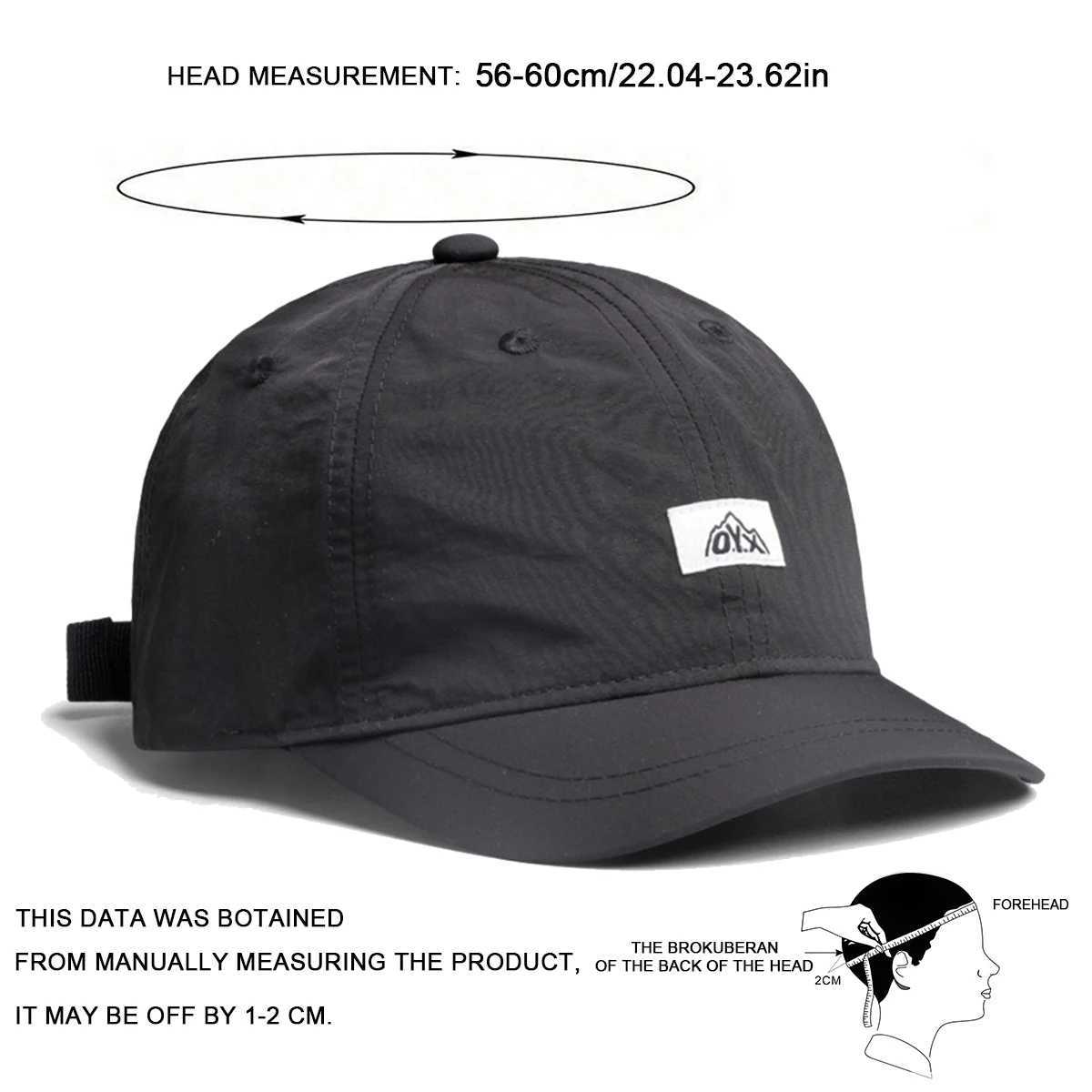 Unisex 0YX Letter Label Quick Drying Baseball Caps Spring Summer Outdoor Adjustable Casual Hats Sunscreen Hat Sports M260327