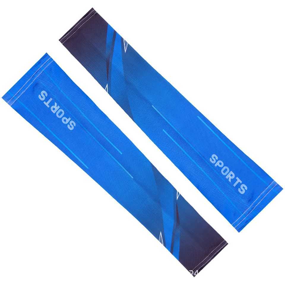 GTUBIKE 2Pcs Set Summer Ice Silk Cycling Arm Sleeves Breathable Bandana Mask Combination Suit Elastic Cold UV Sun Protection D260326