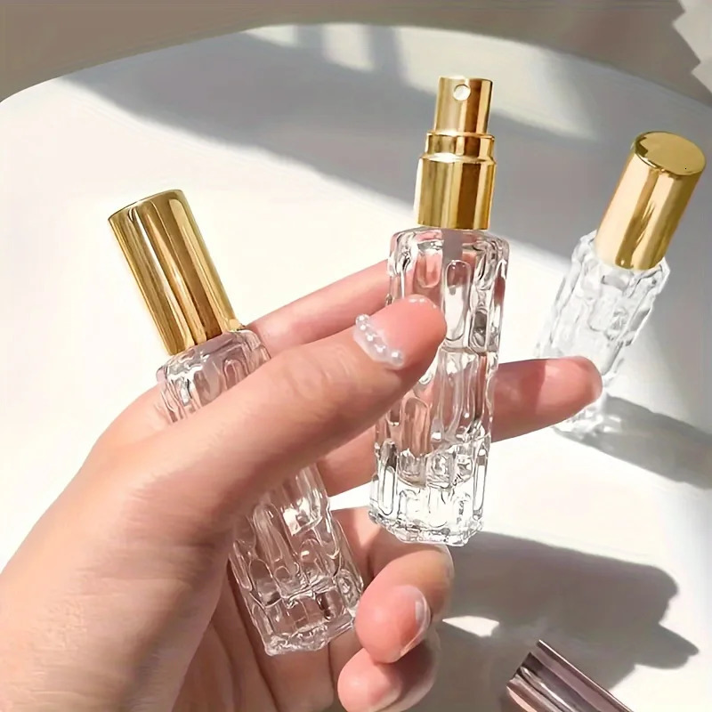 20pcs 10ml Clear Glass Perfume Spray Bottles Formaldehyde-Free Portable Ideal for Travel Refillable Cosmetic Fragrance S 260318