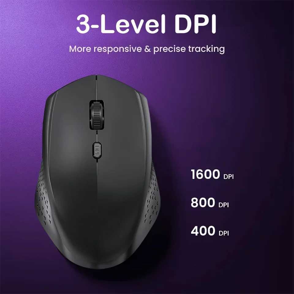 Bluetooth 52 Mouse 24G Wireless Mouse Dual-Mode Silent Mouse Rechargeable Gaming Mouse 1600DPI For Laptop Computer Win Mac OS D260327